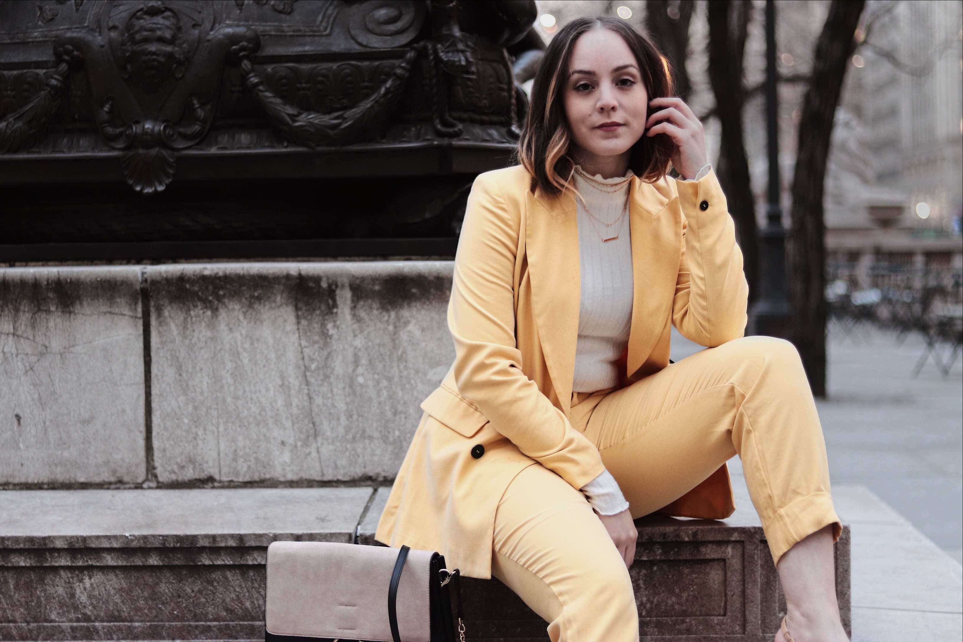The Yellow Pant Suit