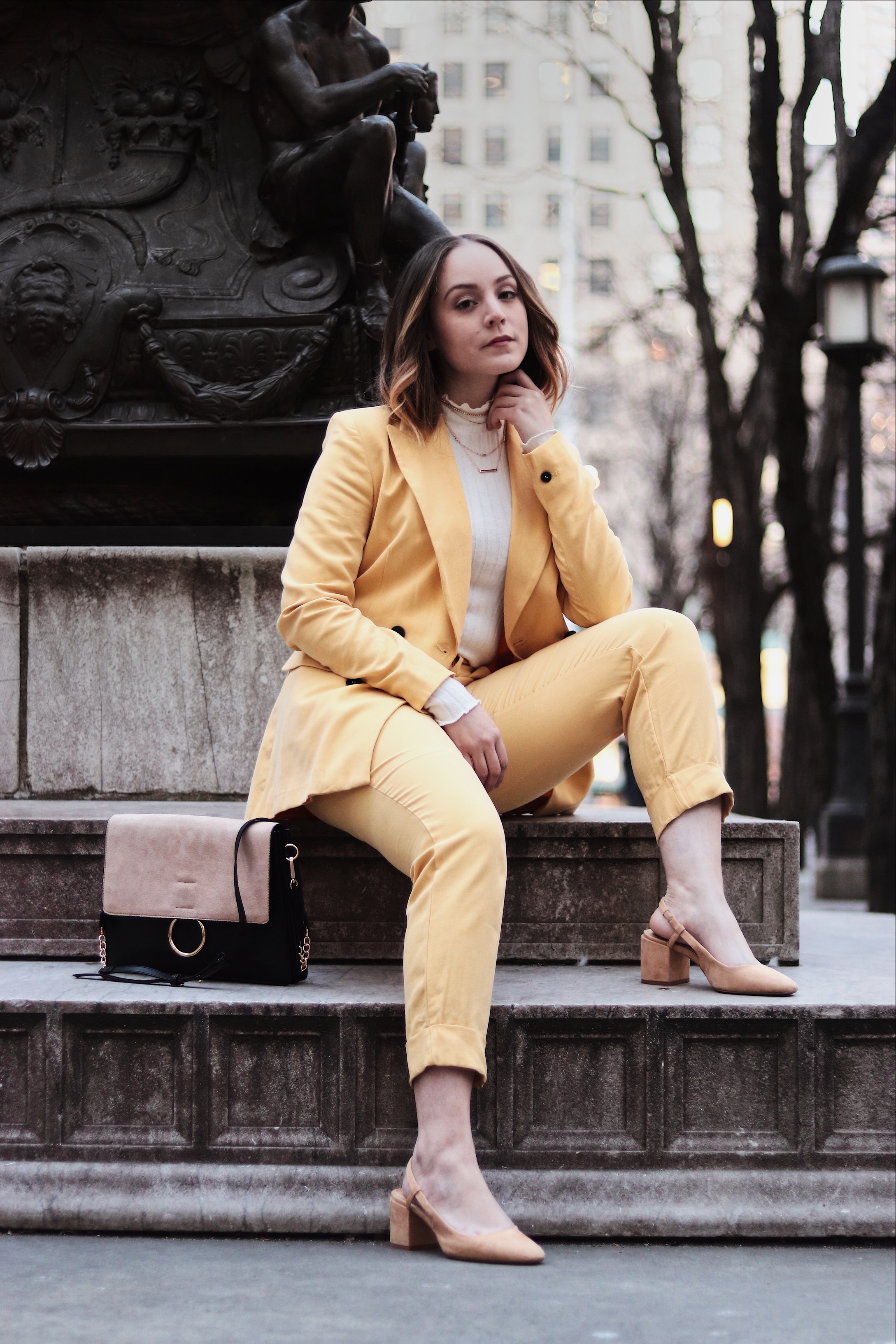 The Yellow Pant Suit
